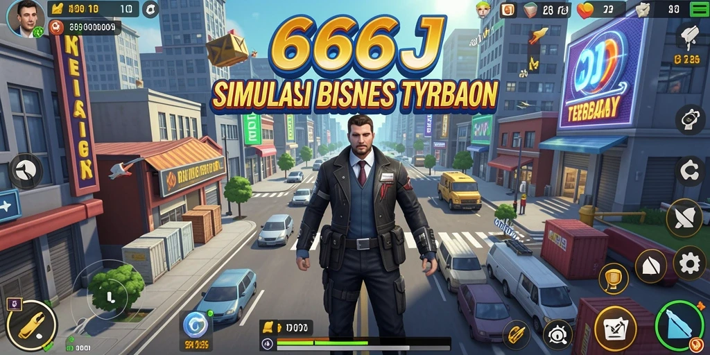 Gameplay Tycoon yang seru dan menantang di 666J.
