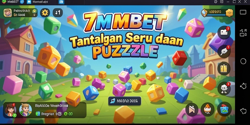 Tampilan gameplay seru dari 7MMBET dengan variasi puzzle yang menantang.