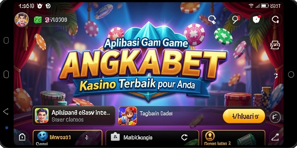 Tampilan menarik dari gameplay Kasino di ANGKABET.