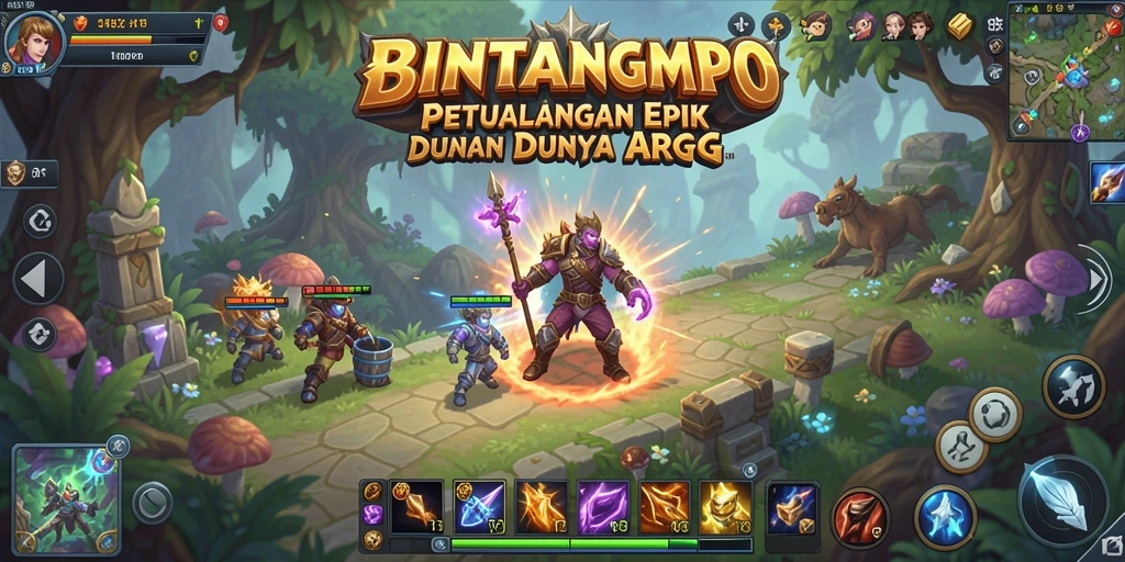 Tampilan menarik dari gameplay BINTANGMPO dengan aksi ARPG yang menegangkan.