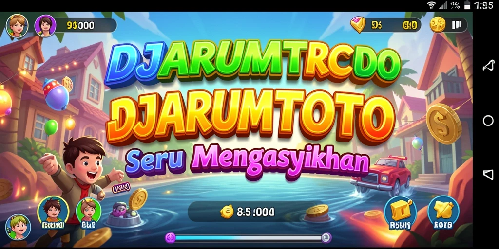 Tangkapan layar gameplay DJARUMTOTO yang menampilkan keseruan permainan arcade.