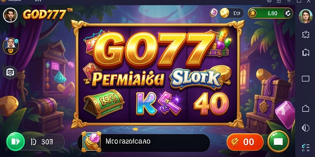 Tampilan gameplay Slot GOD77 yang menarik dan interaktif.