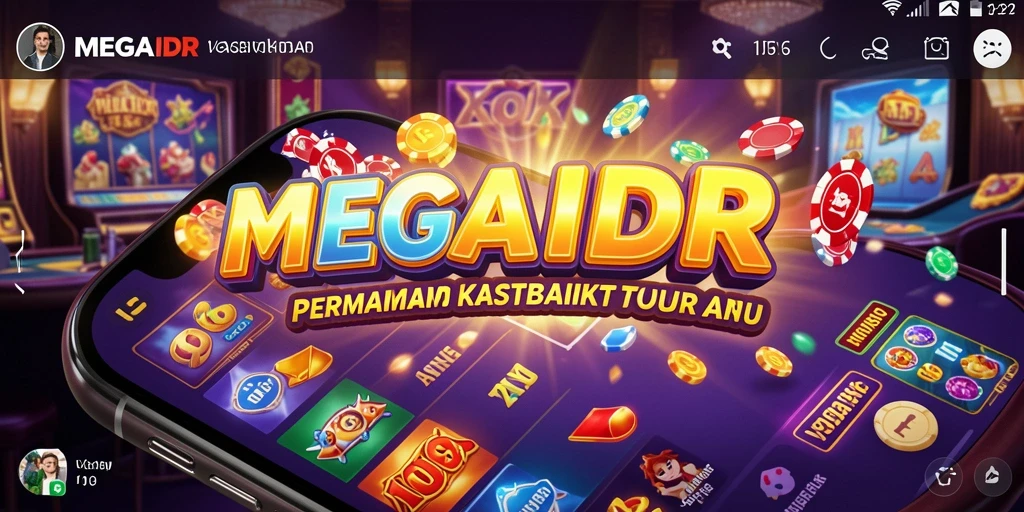 Tampilan menarik dari permainan Kasino di MEGAIDR.
