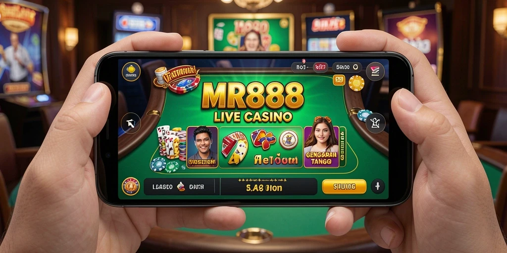 Gameplay Live Casino yang mendebarkan dan interaktif dari MR888.