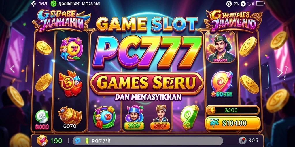 Screenshot gameplay PC777 yang menampilkan keseruan permainan Slot.