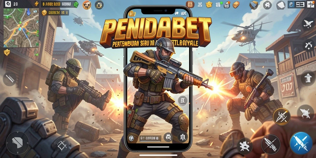 Tangkapan layar gameplay PENIDABET dalam aksi seru Battle Royale.