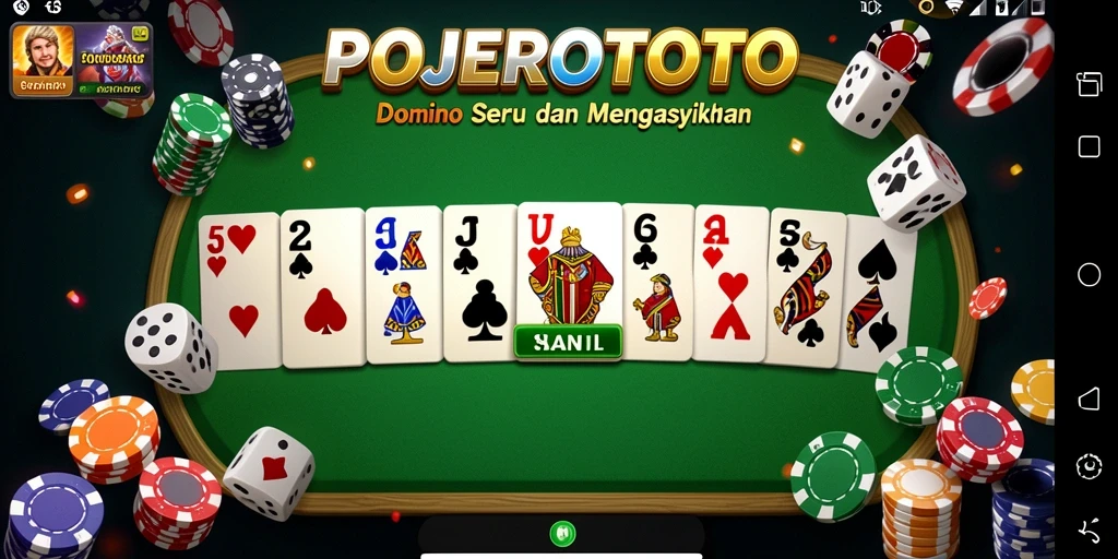 Tampilan gameplay seru dan menegangkan di POJEROTOTO.