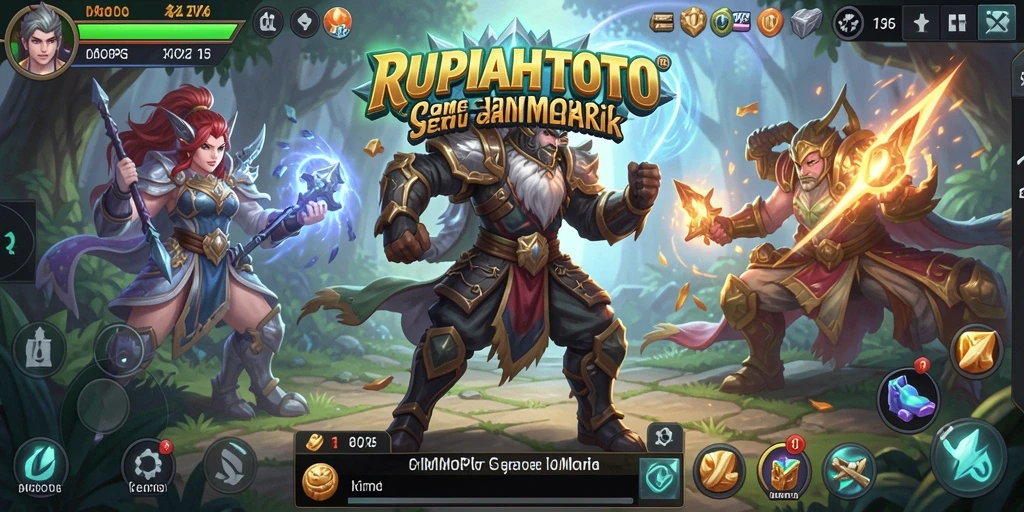 Tampilan gameplay epik RUPIAHTOTO dengan aksi seru dan petualangan menakjubkan.