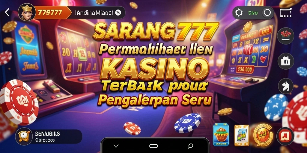 Tangkapan layar gameplay SARANG777 menampilkan pengalaman Kasino yang mengasyikkan.