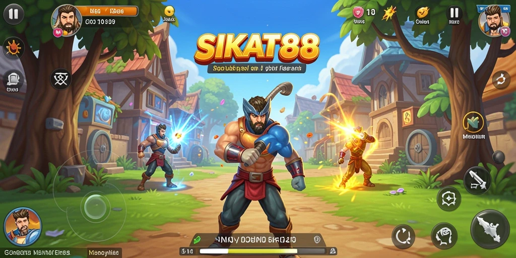 Tampilan gameplay SIKAT88 yang seru dan realistis.
