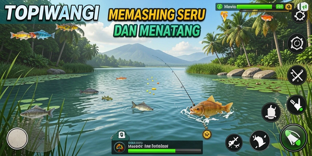 Tangkapan ikan besar dalam permainan TOPIWANGI yang mendebarkan.