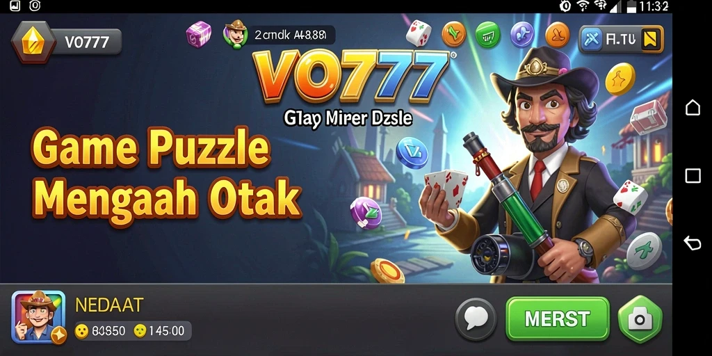 Screenshot gameplay VO777 menunjukkan berbagai teka-teki yang menarik.