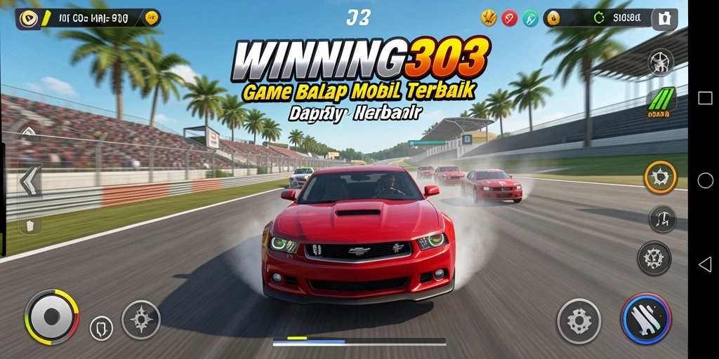 Gameplay seru balap mobil di WINNING303